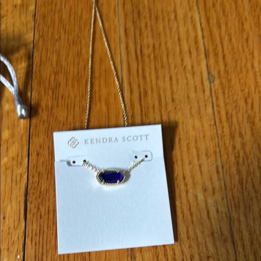 Kendra Scott Blue and Gold Statement Necklace